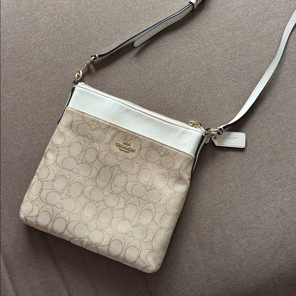 Coach Signature Logo Cross Body Bag
